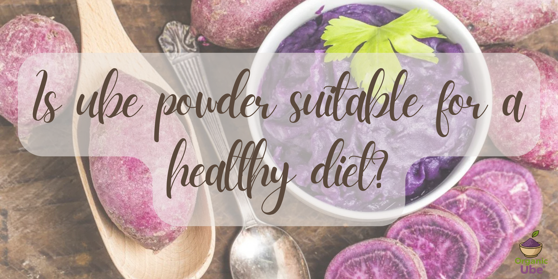 Is ube powder suitable for a healthy diet?