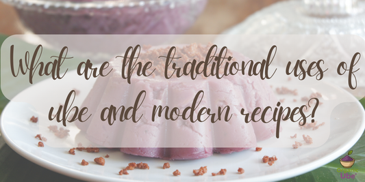 What are the traditional uses of ube and modern recipes?