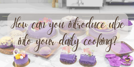 How can you introduce ube into your daily cooking?