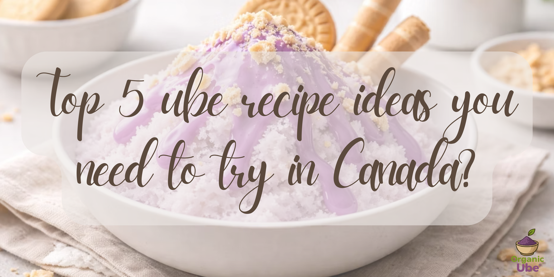 Top 5 ube recipe ideas you need to try in Canada?