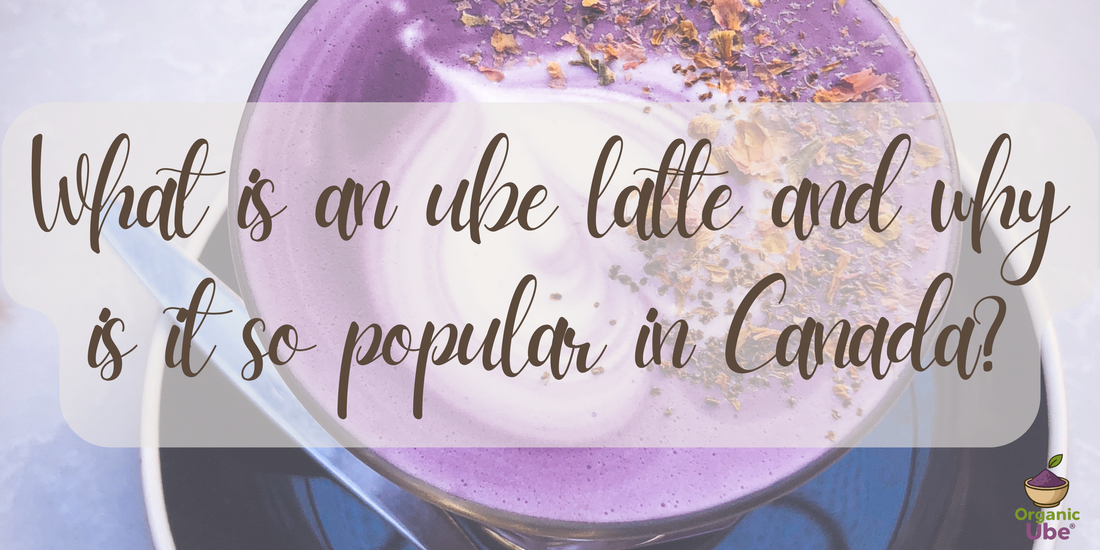 What is an ube latte and why is it so popular in Canada?