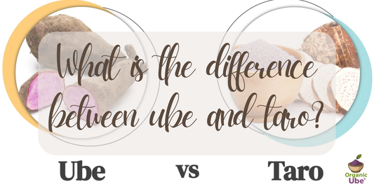 What is the difference between ube and taro?