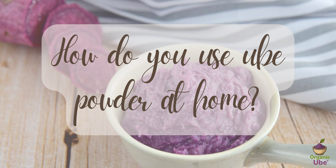 How do you use ube powder at home?