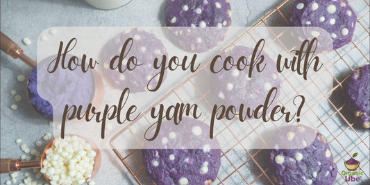 How do you cook with purple yam powder?