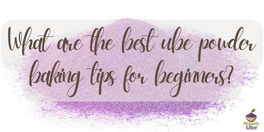 What are the best ube powder baking tips for beginners?