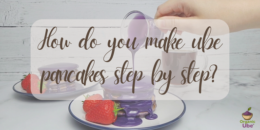 How do you make ube pancakes step by step?