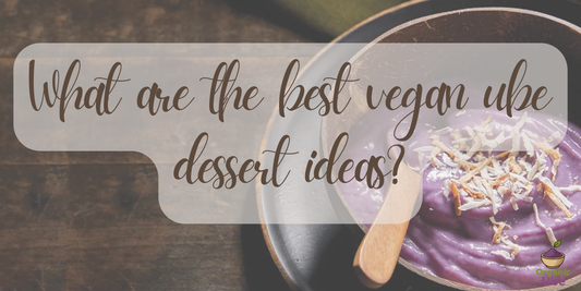 What are the best vegan ube dessert ideas?